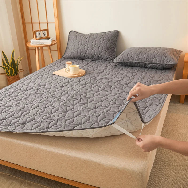 Waterproof Mattress Topper with Elastic Band